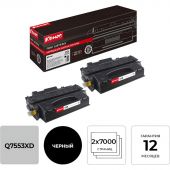 Картридж лазерный Комус 53X Q7553XD чер. пов.емк. для HP LJ (2шт/уп)