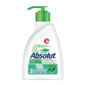 Мыло жидкое антибактериальное 250 мл ABSOLUT (Абсолют) "Алоэ", дозатор, не содержит триклозан, 5064, 5009, 5064 Мыло жидкое антибактериальное 250 мл ABSOLUT (Абсолют) "Алоэ", дозатор, не содержит триклозан, 5064, 5009, 5064