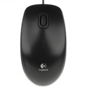 Мышь компьютерная Logitech B100 черная