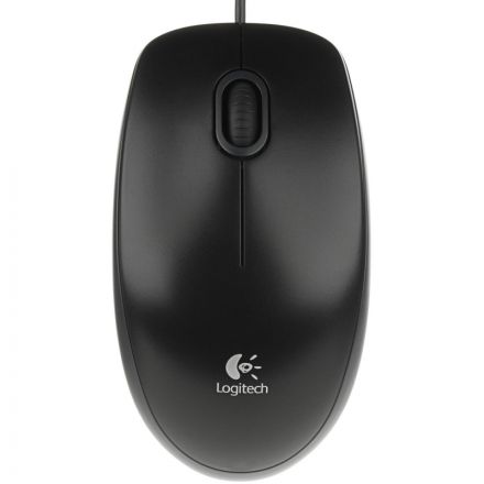Мышь компьютерная Logitech B100 черная
