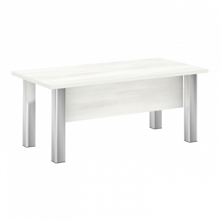 Yalta Стол руководителя M-LT.D-18.1 Снежная патина/Нерж. сталь 1800*900*750 Yalta Стол руководителя M-LT.D-18.1 Снежная патина/Нерж. сталь 1800*900*750