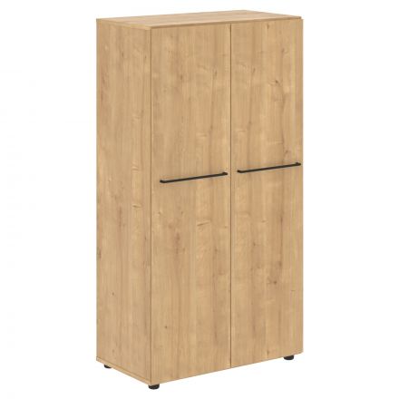 Шкаф с глухими средними дверьми LMC 80.1 Дуб Бофорд 800х430х1517 LOFTIS Шкаф с глухими средними дверьми LMC 80.1 Дуб Бофорд 800х430х1517 LOFTIS