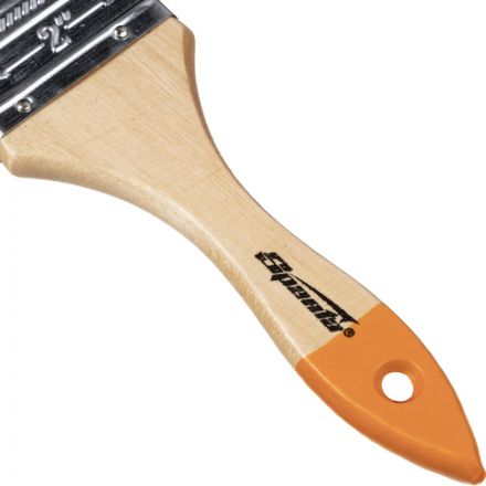 Кисть плоская Slimline 50 мм,натур. щетина,деревянная ручка//Sparta(824305)