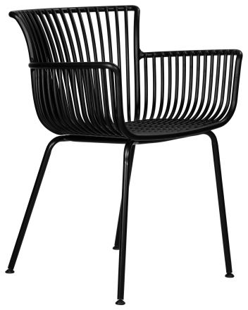 Набор 4 шт Стул обеденный DOBRIN ROSS, черный (B-03) без подушки