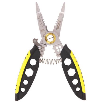 Плоскогубцы многофункциональные 25 в 1, 185 мм, нержавеющая сталь AISI420, ГРАНДМАСТЕР, PL-185, 671262