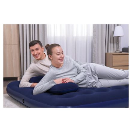 Надувной матрас 152х203х22 см с подушками и насосом, до 300 кг, BESTWAY, 67374