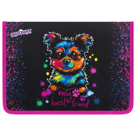 Папка для труда на молнии ЮНЛАНДИЯ А4, 1 отделение, откидная планка, органайзер, "True friend", 272221 Папка для труда на молнии ЮНЛАНДИЯ А4, 1 отделение, откидная планка, органайзер, "True friend", 272221