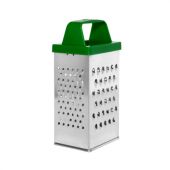 Терка 4 грани 18,2х6,2х8,5 см, белая жесть с пластиковой ручкой, BOOMHOUSE (БумХаус) Basic, 701860