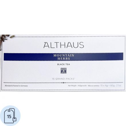 Чай Althaus черный Mountain Herbs Grand Pack, 15штх4г/уп Чай Althaus черный Mountain Herbs Grand Pack, 15штх4г/уп