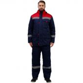 Костюм рабочий зимний муж з31-КПК син/красн (р.52-54) 182-188 (Арсенал-СП)