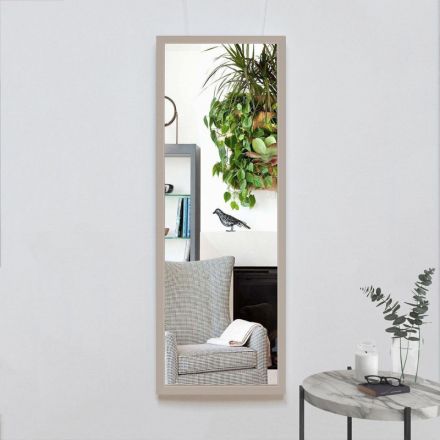 Зеркало МИР_Комус Мебель в раме  ПЛС 300х900 (КС365004003) коричневый