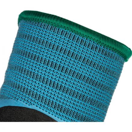 Перчатки трикотажные утепл. с дв.латекс. JetaSafety JLW-601-L голубые р.L