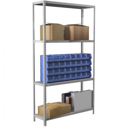 Стеллаж медицинский Практик СТМ MS (4 полки, 1000х600х1850 мм)