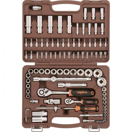 Набор инструмента 1/4, 1/2DR, 94 предмета Ombra OMT94S