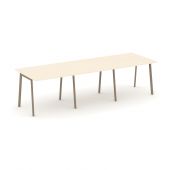 Estetica Стол переговорный ES.PRG-3.1-P Сатин/Латте металл 2940*980*750