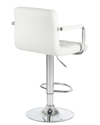 Стул барный DOBRIN KRUGER ARM, белый Стул барный DOBRIN KRUGER ARM, белый