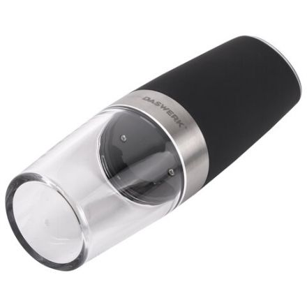 Набор гравитационных мельниц для соли и специй, электрические, 2 шт., PM-6, DASWERK (ДАСВЕРК), 456624