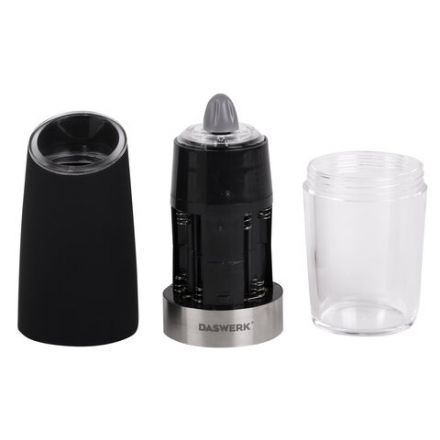 Набор гравитационных мельниц для соли и специй, электрические, 2 шт., PM-6, DASWERK (ДАСВЕРК), 456624