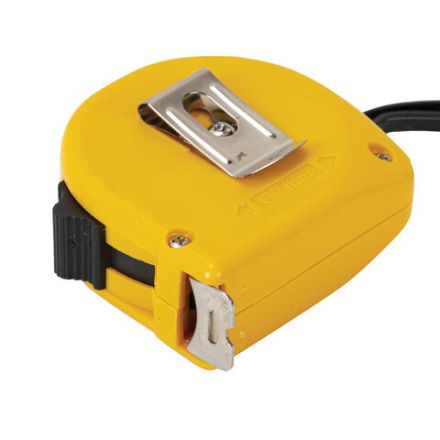 Рулетка измерительная 5 м х 19 мм, пластиковый корпус, с фиксатором, ГРАНДМАСТЕР Classic, 671361