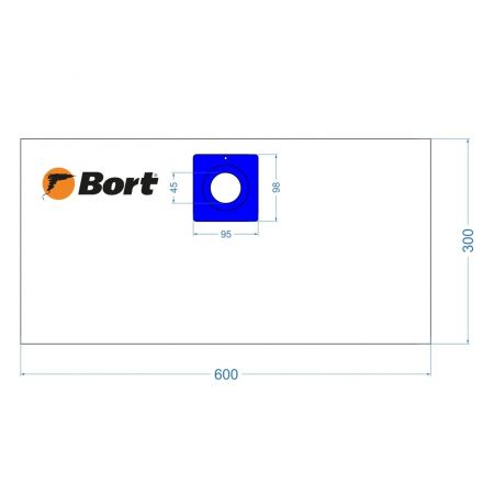 Комплект мешков пылесборных для пылесоса Bort BB-18 (93410662)