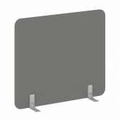 R-line Перегородки на металлических опорах на фетровых подпятниках DP.F-140-120 Металлик/Серый металл 1400*18*1200