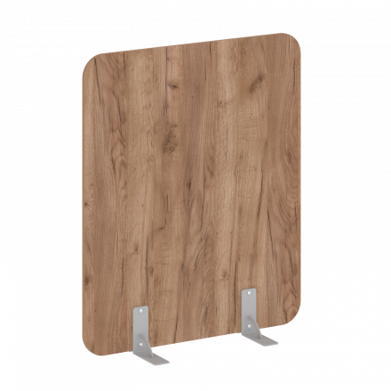 R-line Перегородки на металлических опорах на фетровых подпятниках DP.F-100-120 Дуб табак/Серый металл 1000*18*1200 R-line Перегородки на металлических опорах на фетровых подпятниках DP.F-100-120 Дуб табак/Серый металл 1000*18*1200