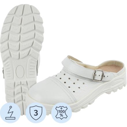 Сабо антистатические цв. белый (р.37) (арт. 8238)