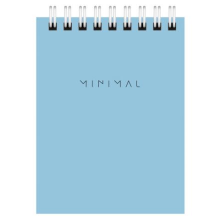 Блокнот МАЛЫЙ ФОРМАТ А7 75х105 мм, 40 л., гребень, картон, клетка, BRAUBERG "Minimal Pastel", 116431