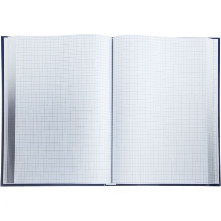 Книга учета бухгалтерская офсет А4 160 листов в клетку на сшивке (обложка - бумвинил)