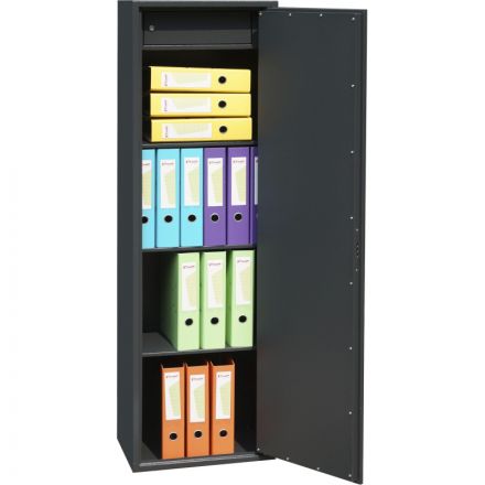 Шкаф для бумаг металлический Комус Мебель Cobalt TSL-150M, 340х460х1500 мм Шкаф для бумаг металлический Комус Мебель Cobalt TSL-150M, 340х460х1500 мм