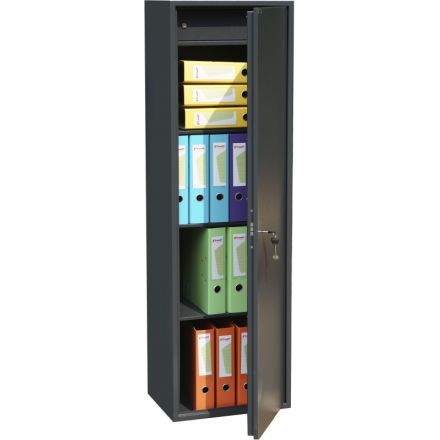 Шкаф для бумаг металлический Комус Мебель Cobalt TSL-150M, 340х460х1500 мм Шкаф для бумаг металлический Комус Мебель Cobalt TSL-150M, 340х460х1500 мм