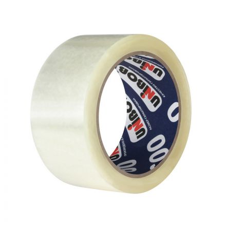 Клейкая лента упаковочная Unibob прозрачная 48 мм x 66 м толщина 45 мкм