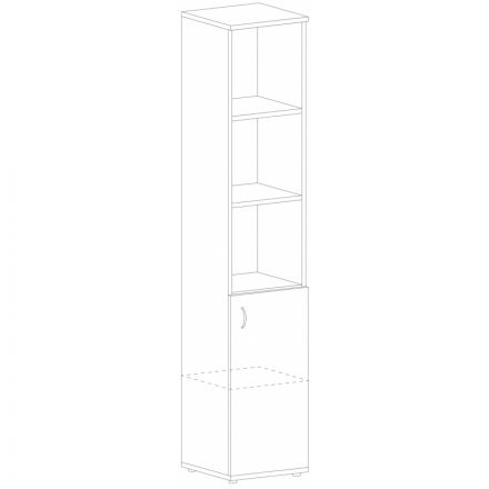 Шкаф -колонка SL Imago полузакр.СУ-1.1 пр.орех (СУ-1,Д-3Пр) Шкаф -колонка SL Imago полузакр.СУ-1.1 пр.орех (СУ-1,Д-3Пр)