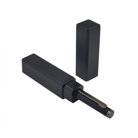 Ручка шариковая BV FIRENZE 1мм син кор черн,тубус прямоуг черный 20-0298/03