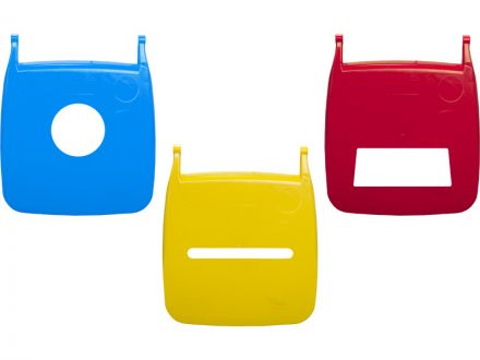 Мусорный контейнер 120л.  серый