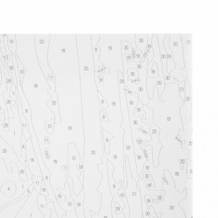 Картина по номерам 40х50 см, ОСТРОВ СОКРОВИЩ "Букет с гладиолусами", на подрамнике, акрил, кисти, 663275