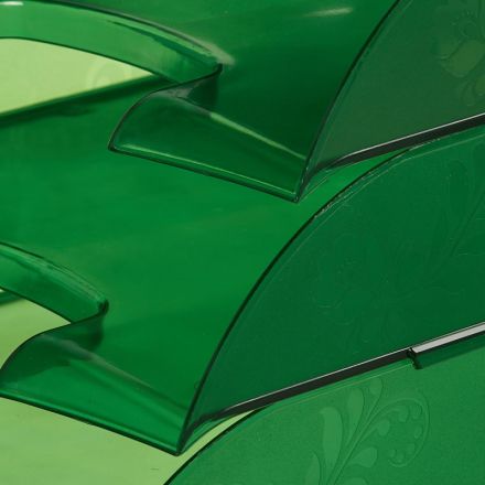 Лоток горизонтальный Комус Русская серия, зеленый, проз