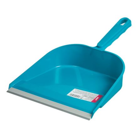 Совок для мусора, низкая рукоятка, резиновая кромка, ширина 23 см, пластик, цвет ассорти, YORK, 61020 Совок для мусора, низкая рукоятка, резиновая кромка, ширина 23 см, пластик, цвет ассорти, YORK, 61020