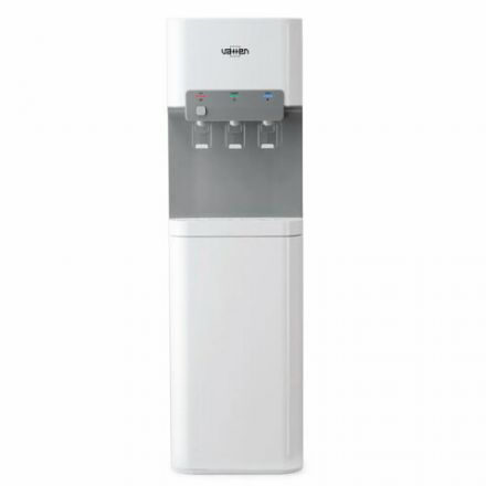 Кулер для воды VATTEN L07WK, напольный, НАГРЕВ/ОХЛАЖДЕНИЕ КОМПРЕССОРНОЕ, бутыль снизу, 3 крана, белый, УТ-00001652