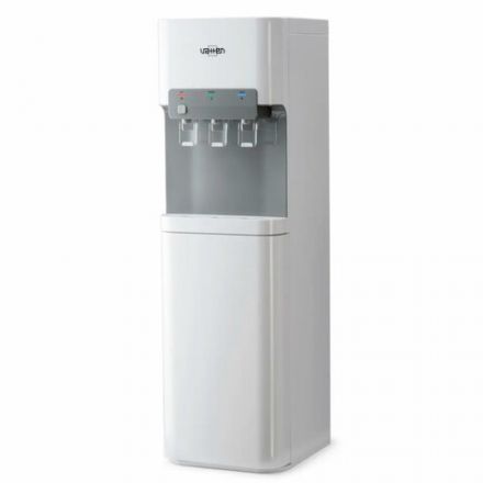 Кулер для воды VATTEN L07WK, напольный, НАГРЕВ/ОХЛАЖДЕНИЕ КОМПРЕССОРНОЕ, бутыль снизу, 3 крана, белый, УТ-00001652