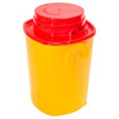 Контейнер для сбора отходов острого инструмента 0,5 л КОМПЛЕКТ 80 шт., желтый (класс Б), СЗПИ