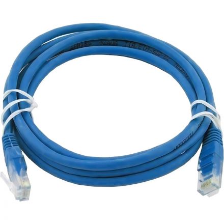 Патч-корд ExeGate UTP-RJ45-RJ45-5e-3M-BL, cat.5e, 3м, синий <EX258680RUS