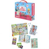 Игра Как устроен человек? 5 в 1, подарок