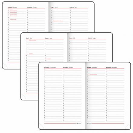 Ежедневник недатированный А5 (138х213 мм), BRAUBERG VISTA, под кожу, гибкий, 136 л., "Eye", 112004