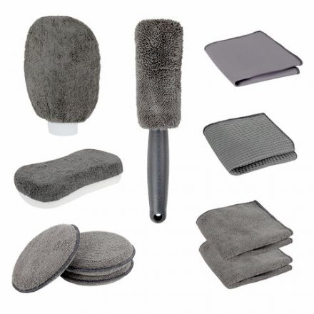 Набор для мойки авто 10 в 1, серый, СУМКА ДЛЯ ХРАНЕНИЯ В КОМПЛЕКТЕ, DASWERK (ДАСВЕРК), 609482 Набор для мойки авто 10 в 1, серый, СУМКА ДЛЯ ХРАНЕНИЯ В КОМПЛЕКТЕ, DASWERK (ДАСВЕРК), 609482