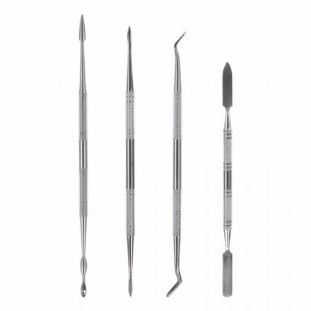 Стеки для лепки и моделирования металлические НАБОР 4 шт., BRAUBERG ART CLASSIC, 271171 Стеки для лепки и моделирования металлические НАБОР 4 шт., BRAUBERG ART CLASSIC, 271171