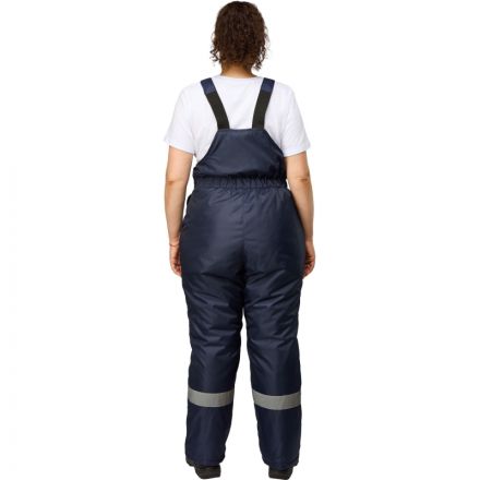 Полукомбинезон рабочий зимний женский з46-ПК синий (р.52-54) 170-176