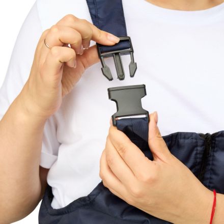 Полукомбинезон рабочий зимний женский з46-ПК синий (р.52-54) 170-176