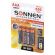 Батарейки аккумуляторные Ni-Mh мизинчиковые КОМПЛЕКТ 4 шт., AAA (HR03) 650 mAh, SONNEN, 455609