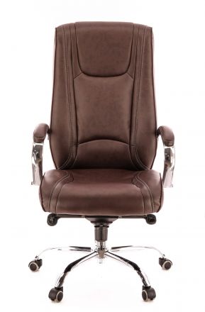 Кресло Everprof King M Экокожа Коричневый